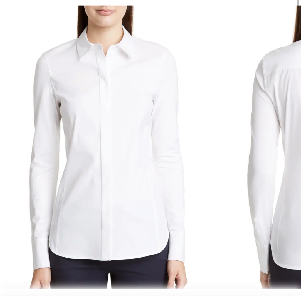 Pandita Chain Trim Blouse Lafayette 148 New York